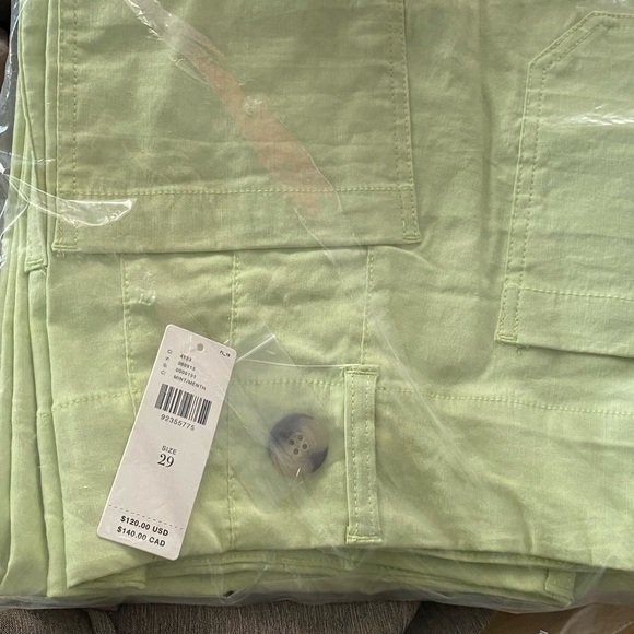 Anthropologie The Colette Cropped Wide-Leg Pants by Maeve 29 new mint color nwt - Picture 5 of 5